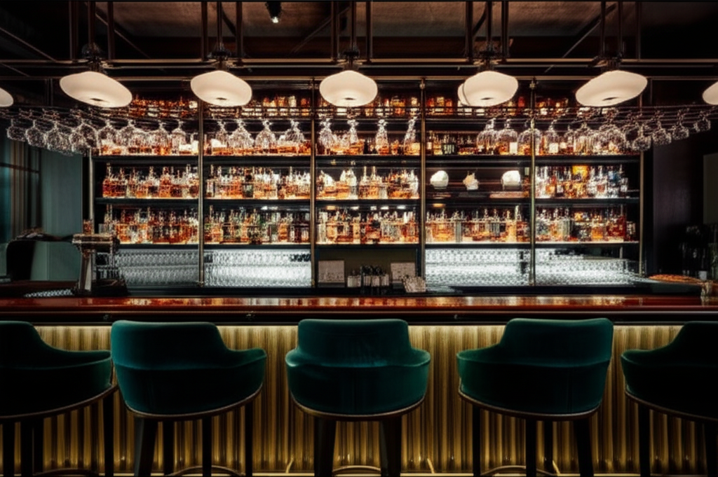 Elegant bar area