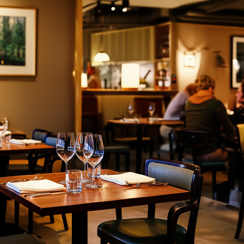 Restaurant main dining area